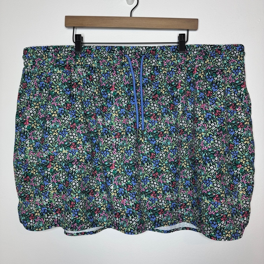 Floral Skort Multicolor Navy